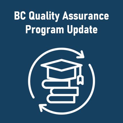 BC Quality Assurance Program – Update on Changes